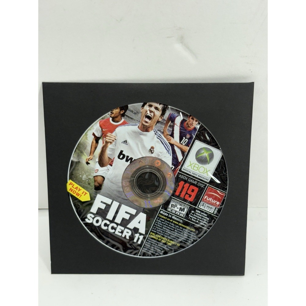 Xbox Magazine Demo Disc #119 FIFA 11 - Collectible Disc Xbox 360 Rare